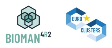 BioMan4R2 logo ja Euro Clusterslogo